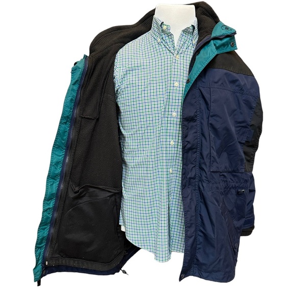Columbia Mens‎ Blue Waterproof Westridge Winter Jacket with Fleece Lining Size L - Picture 2 of 16